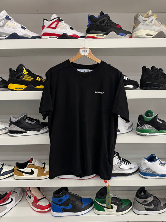 (USED) Off-White Caravag Arrow Over Short-Sleeve Tee 'Black' (2)