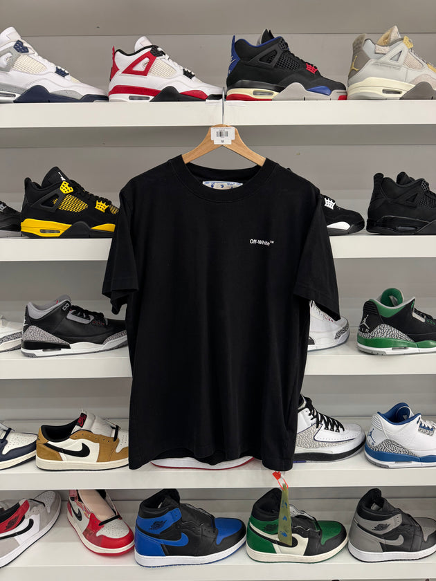 (USED) Off-White Caravag Arrow Over Short-Sleeve Tee 'Black' (2)