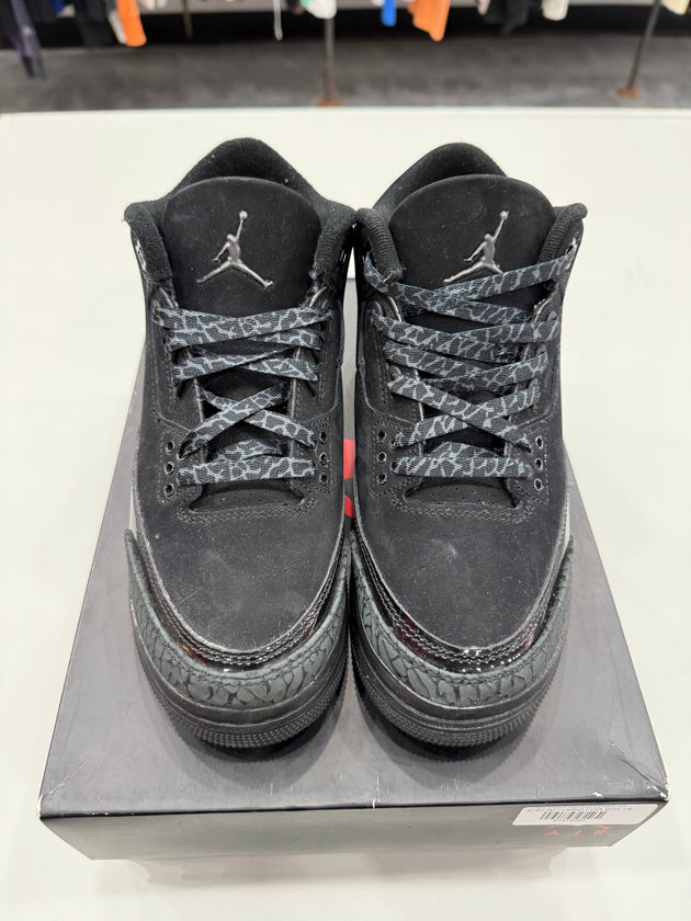 (USED) Jordan 3 Retro Black Cat (2025) (GS) - Sz 6