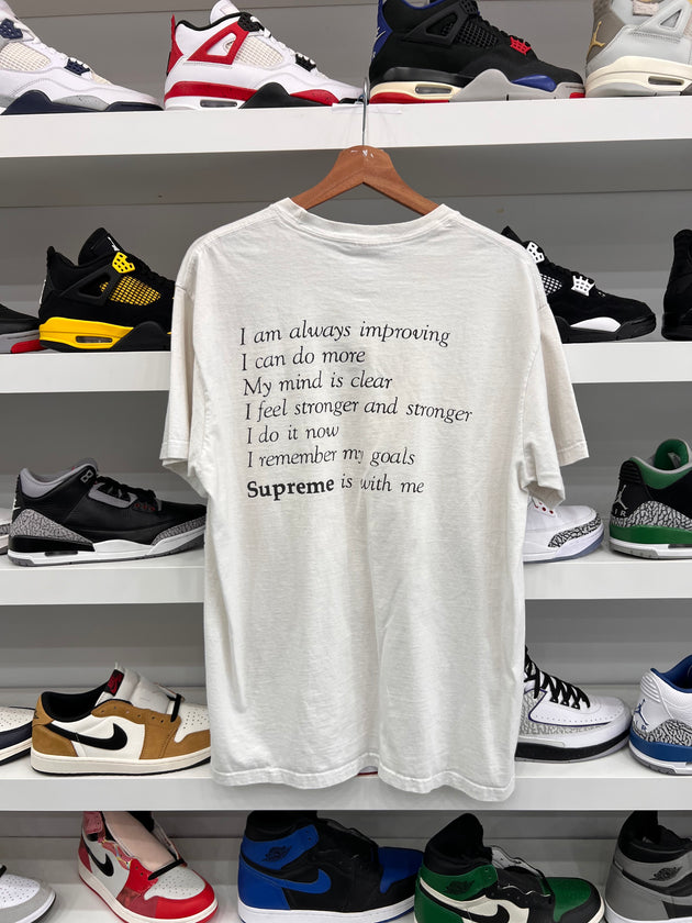 (USED) Supreme Stay Positive Tee 'White'