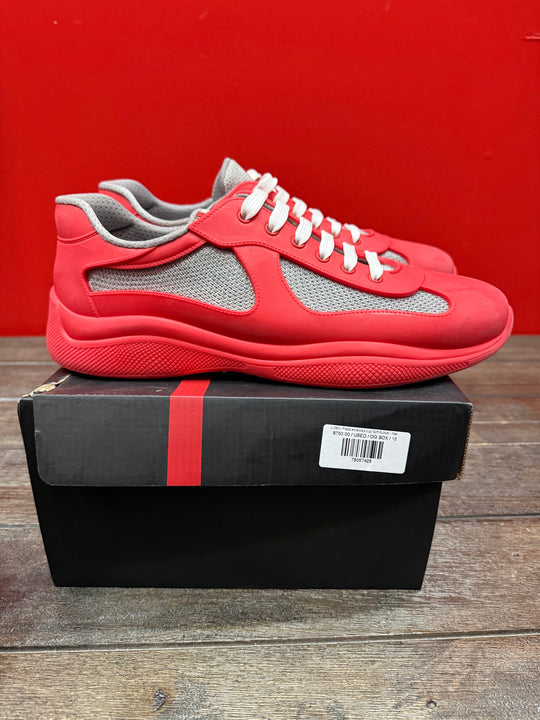 (USED) Prada America's Cup Soft Rubber Red - Sz 12