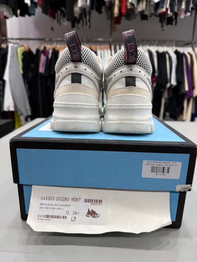 (USED) Gucci Flashtrek sneakers - Sz 5