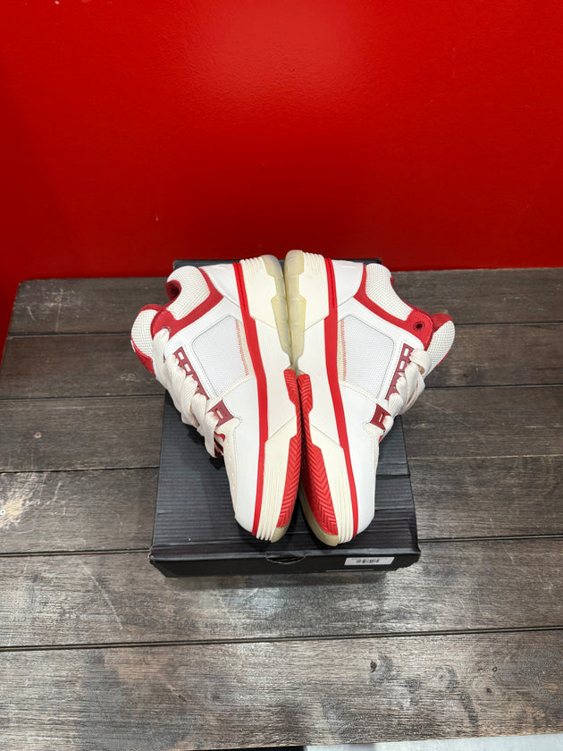 (USED) AMIRI MA-1 White Red - Sz 15
