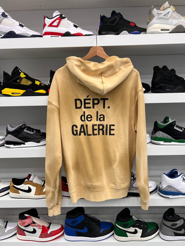 (USED) Gallery Dept. French Zip Hoodie Tan