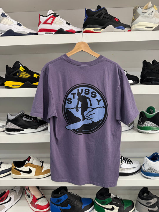(USED) Stussy Surf Club Tee Pigment Dyed 'Grape'
