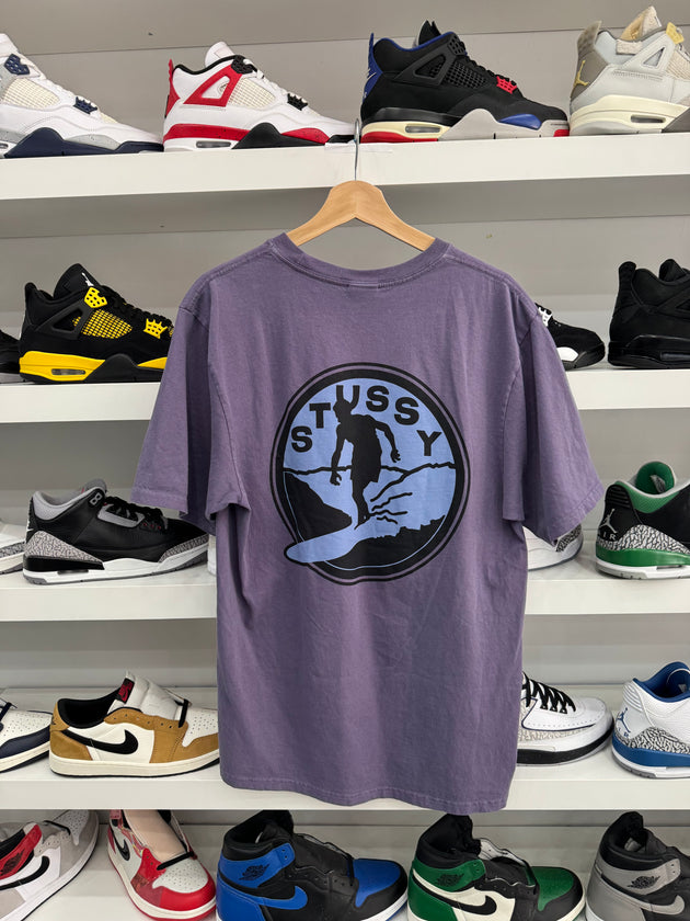 (USED) Stussy Surf Club Tee Pigment Dyed 'Grape'