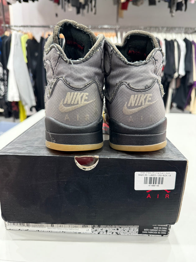 (USED) Jordan 5 Retro Off-White Muslin - Sz 8