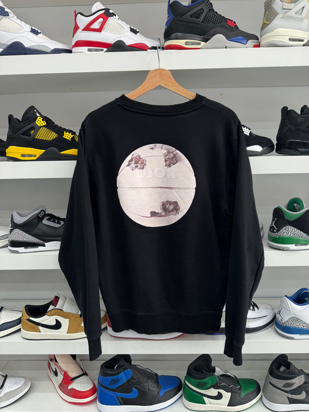 (USED) Dior Arsham Basketball Crewneck T-Shirt 'Black'