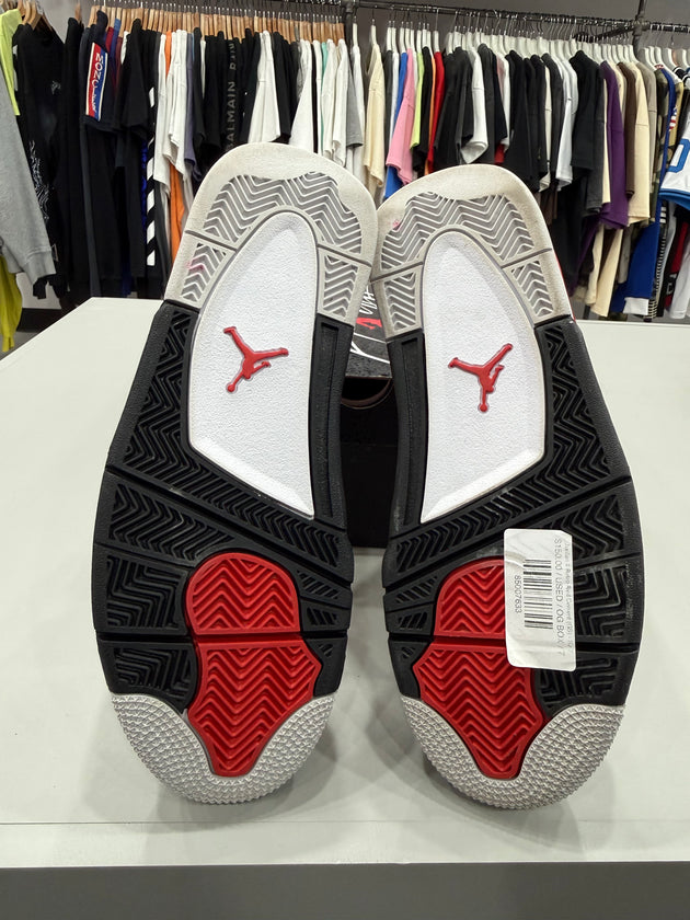 (USED) Jordan 4 Retro Red Cement (GS) - Sz 7