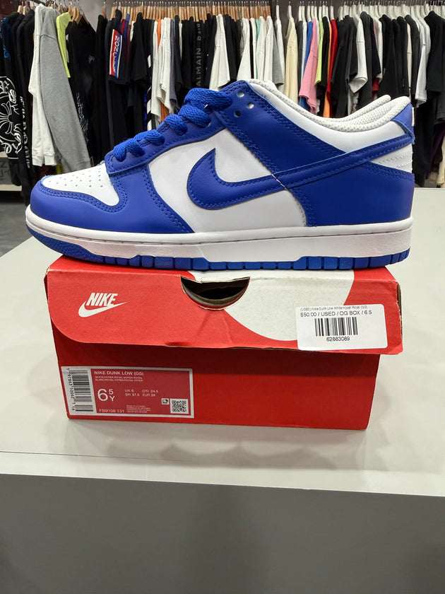 (USED) Nike Dunk Low Racer Blue (GS) - Sz 5