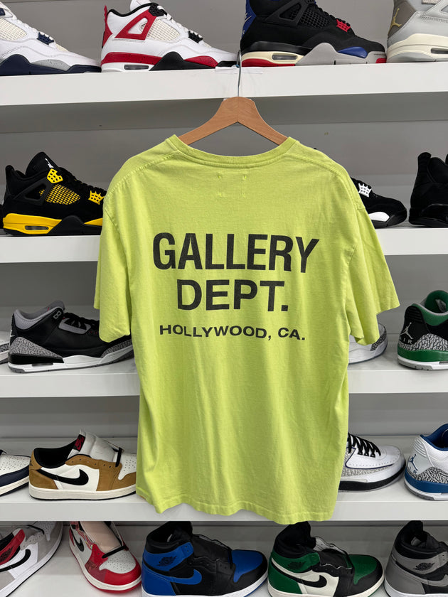 (USED) Gallery Dept Hollywood Tee Lime