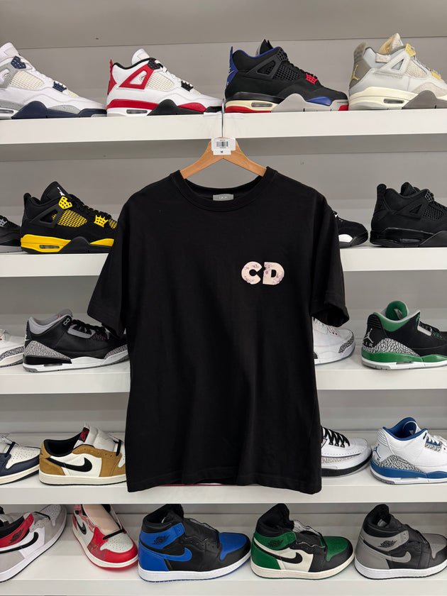 (USED) Dior x Daniel Arsham Eroded 'CD' & Basketball 3D Print Tee 'Black'