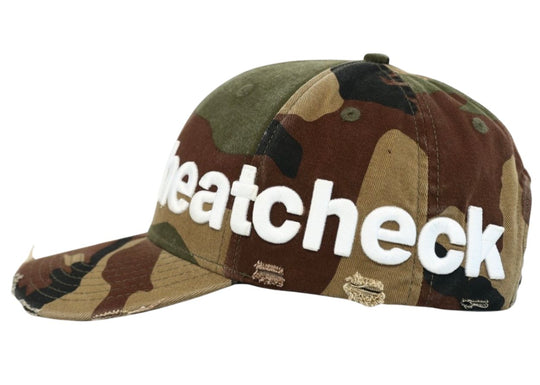 Aged Bootlegged 6 Pannel Trucker Army Camo