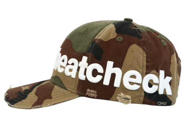 Aged Bootlegged 6 Pannel Trucker Army Camo