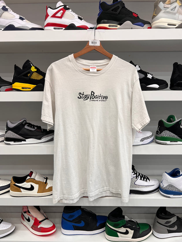 (USED) Supreme Stay Positive Tee 'White'