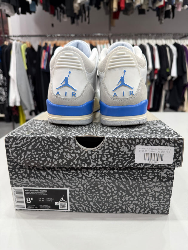(USED) Jordan 3 Retro Lucky Shorts - Sz 8.5
