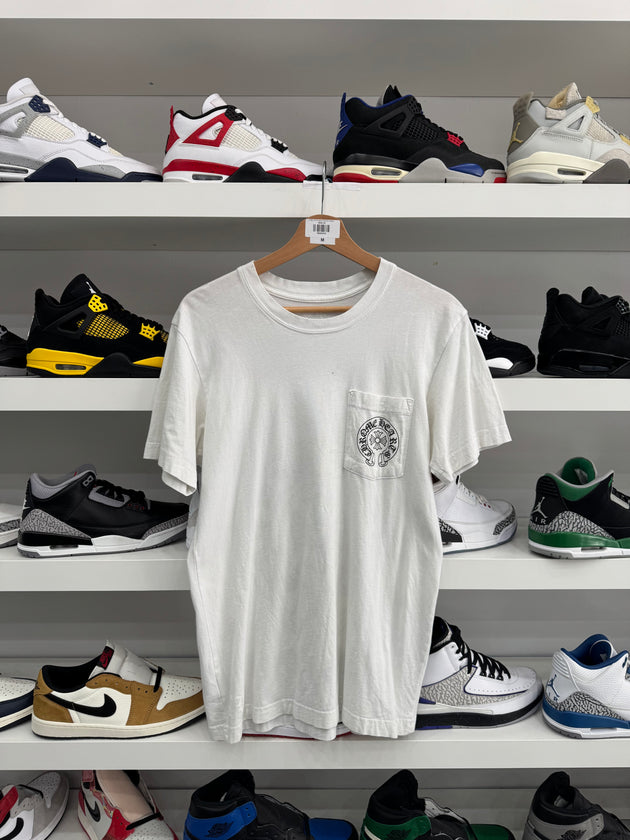 (USED) Chrome Hearts Hong Kong Horseshoe Exclusive Tee White