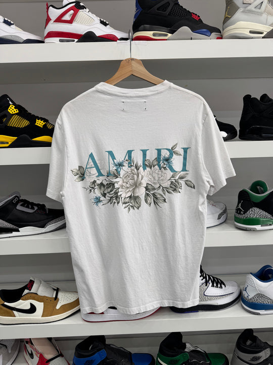 (USED) AMIRI Floral Logo T-Shirt