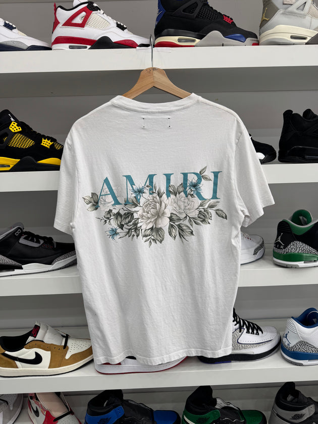 (USED) AMIRI Floral Logo T-Shirt