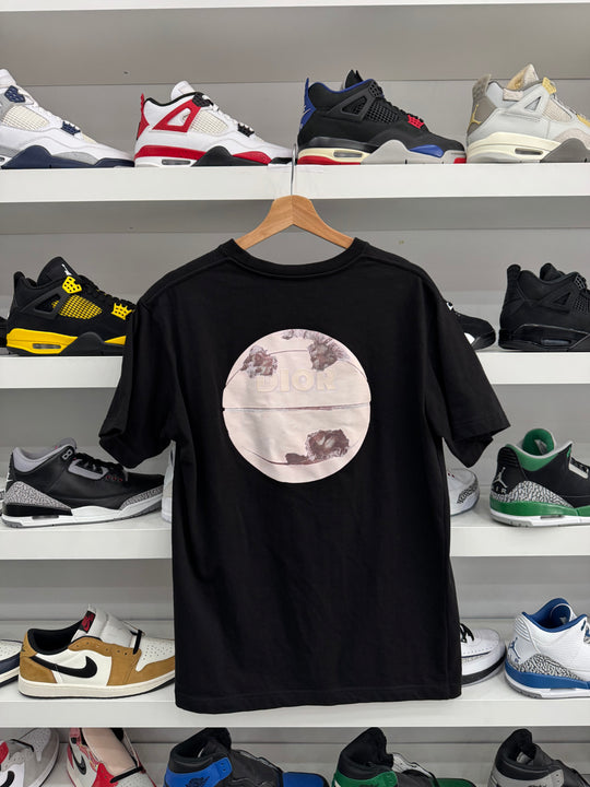 (USED) Dior x Daniel Arsham Eroded 'CD' & Basketball 3D Print Tee 'Black'