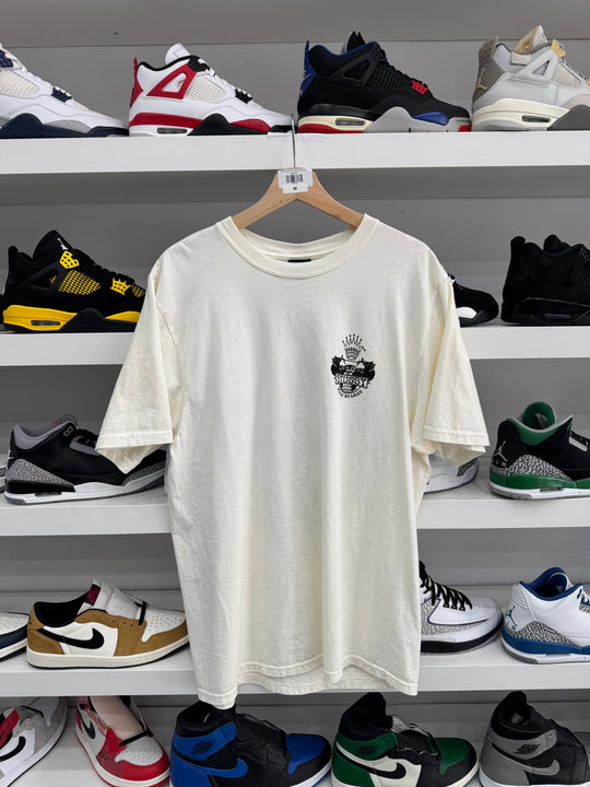 (USED) Stussy Built To Last Pigment Dyed Tee Natural