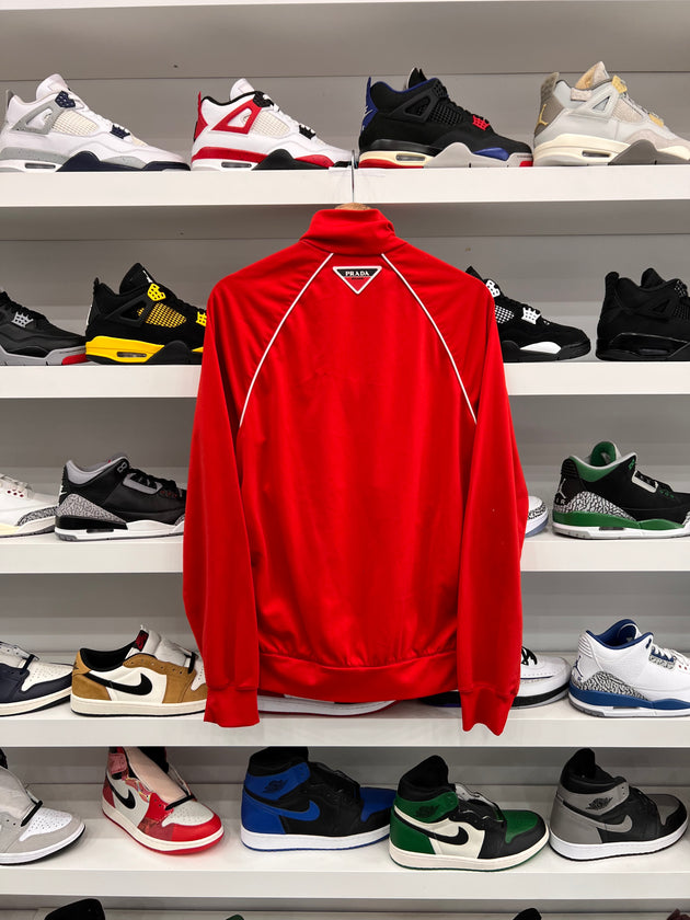 (USED) Prada Track Jacket Red