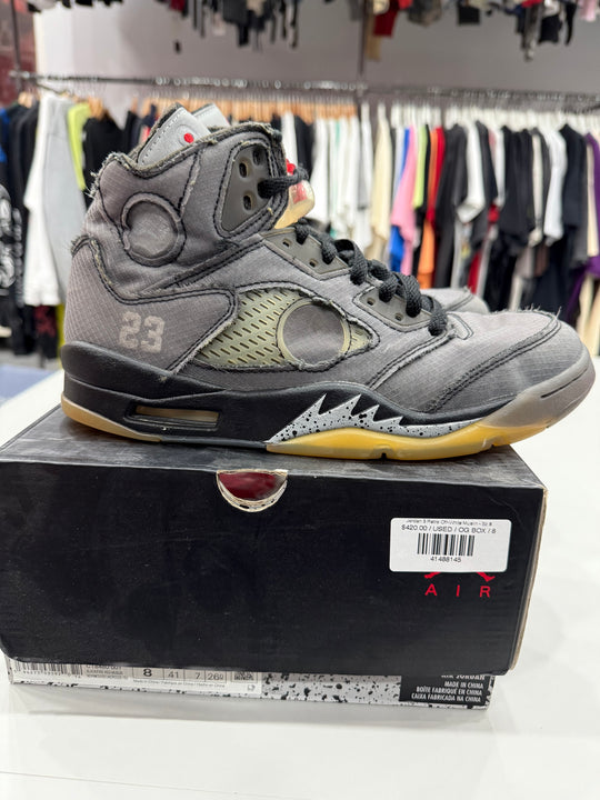 (USED) Jordan 5 Retro Off-White Muslin - Sz 8