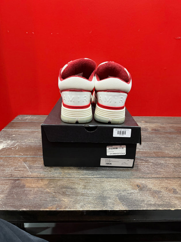 (USED) AMIRI MA-1 White Red - Sz 15