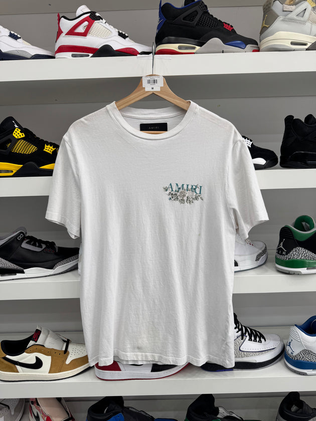 (USED) AMIRI Floral Logo T-Shirt