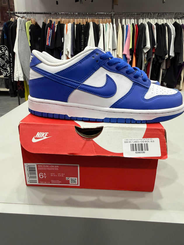 (USED) Nike Dunk Low Racer Blue (GS) - Sz 5
