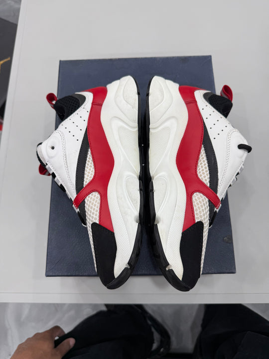 (USED) Dior B22 White Red - Sz 6