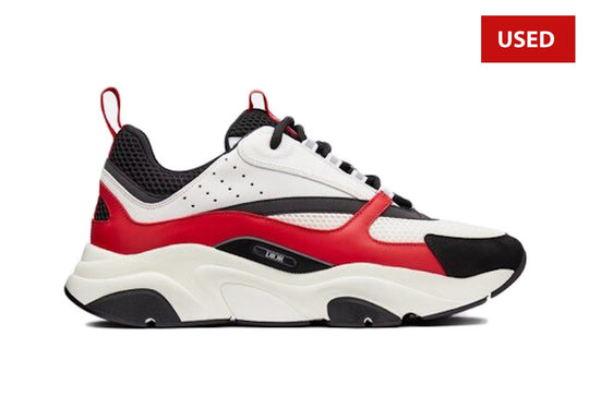 (USED) Dior B22 White Red - Sz 6