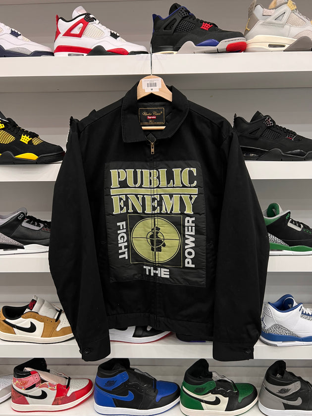 (USED) Supreme UNDERCOVER/Public Enemy Work Jacket Black