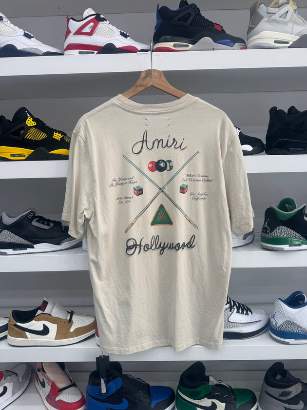 (USED) AMIRI Pool T-Shirt Beige