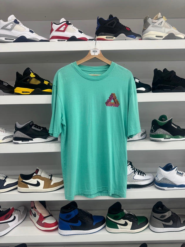 (USED) Palace Tri-Logo Teal Tee