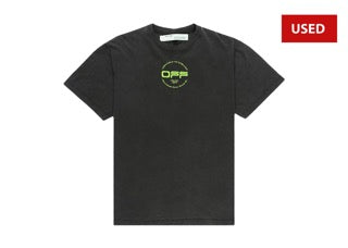 (USED) OFF-WHITE Oversized Fit Hand T-shirt Black/Multicolor