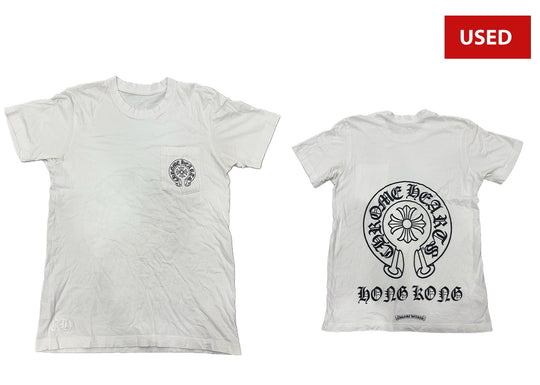 (USED) Chrome Hearts Hong Kong Horseshoe Exclusive Tee White