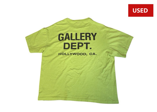 (USED) Gallery Dept Hollywood Tee Lime