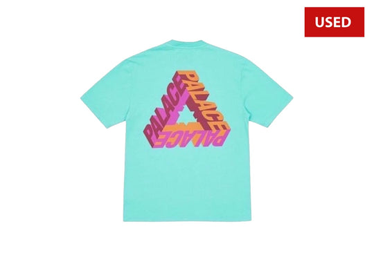 (USED) Palace Tri-Logo Teal Tee