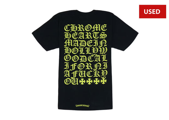 (USED) Chrome Hearts Made In Hollywood T-shirt Black