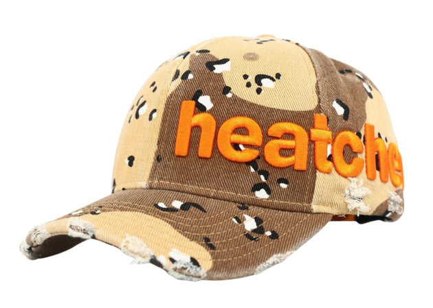 Aged Bootlegged 6 Pannel Trucker Sand Camo