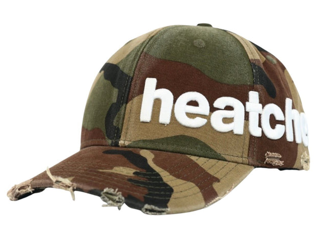 Aged Bootlegged 6 Pannel Trucker Army Camo