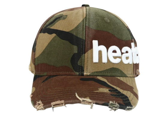 Aged Bootlegged 6 Pannel Trucker Army Camo